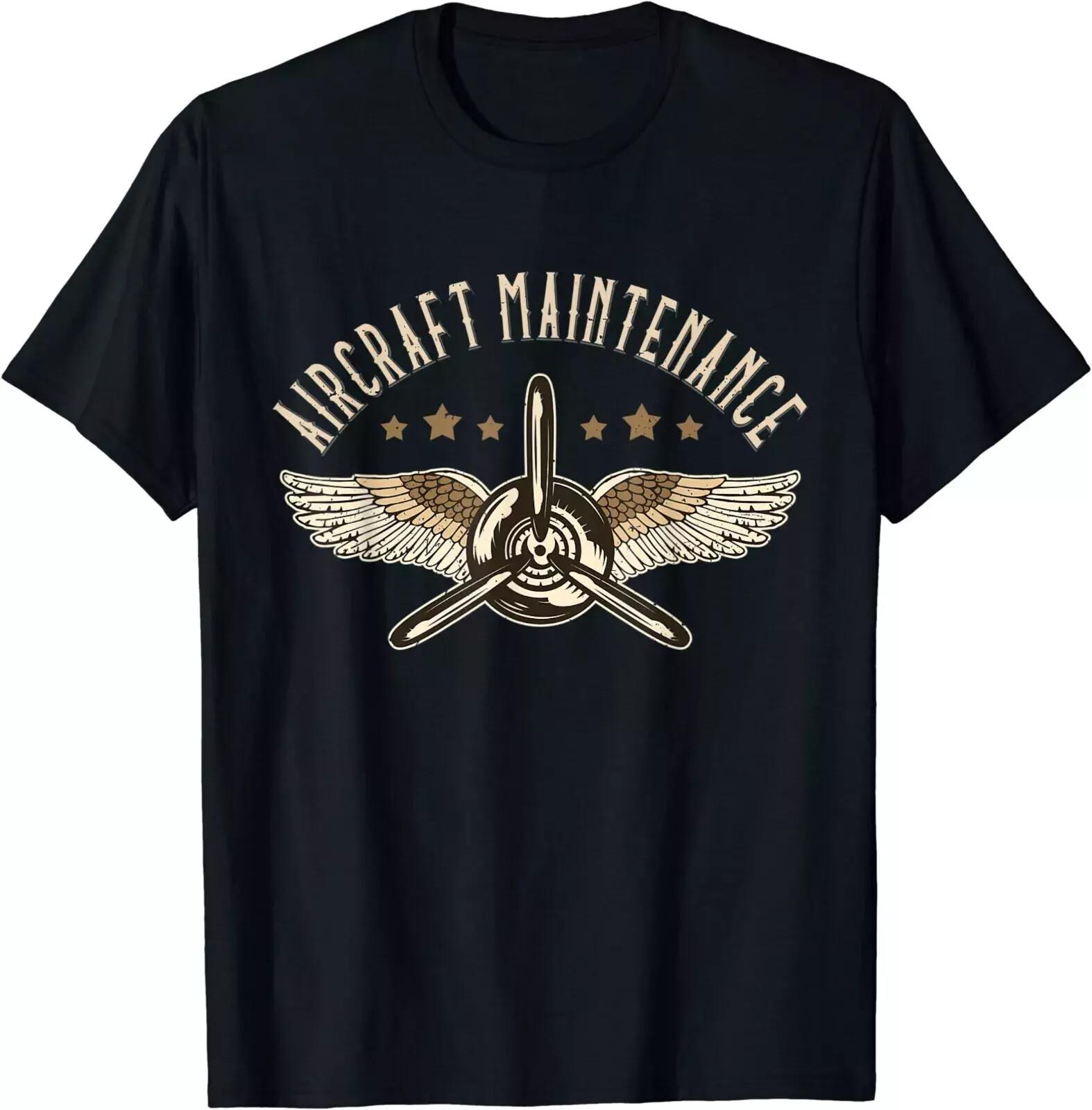 Aircraft Maintenance Airplane Mechanics Aircraft Mechanic Gift T-Shirt Mens Womens Tees Top M