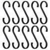 Aluminum S Hooks For Kitchen Gadget Space-saving Hooks Hanging Hooks Scratch Resistant 10 Pack Easy Installation