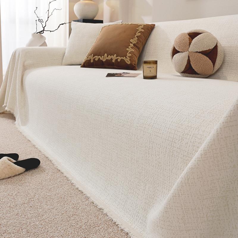 

Retro solid color sofa towel universal in all seasons Chenier non-slip and anti-cat scratch all-inclusive universal sofa cover cloth cover 45 * 45 Pillow Cover