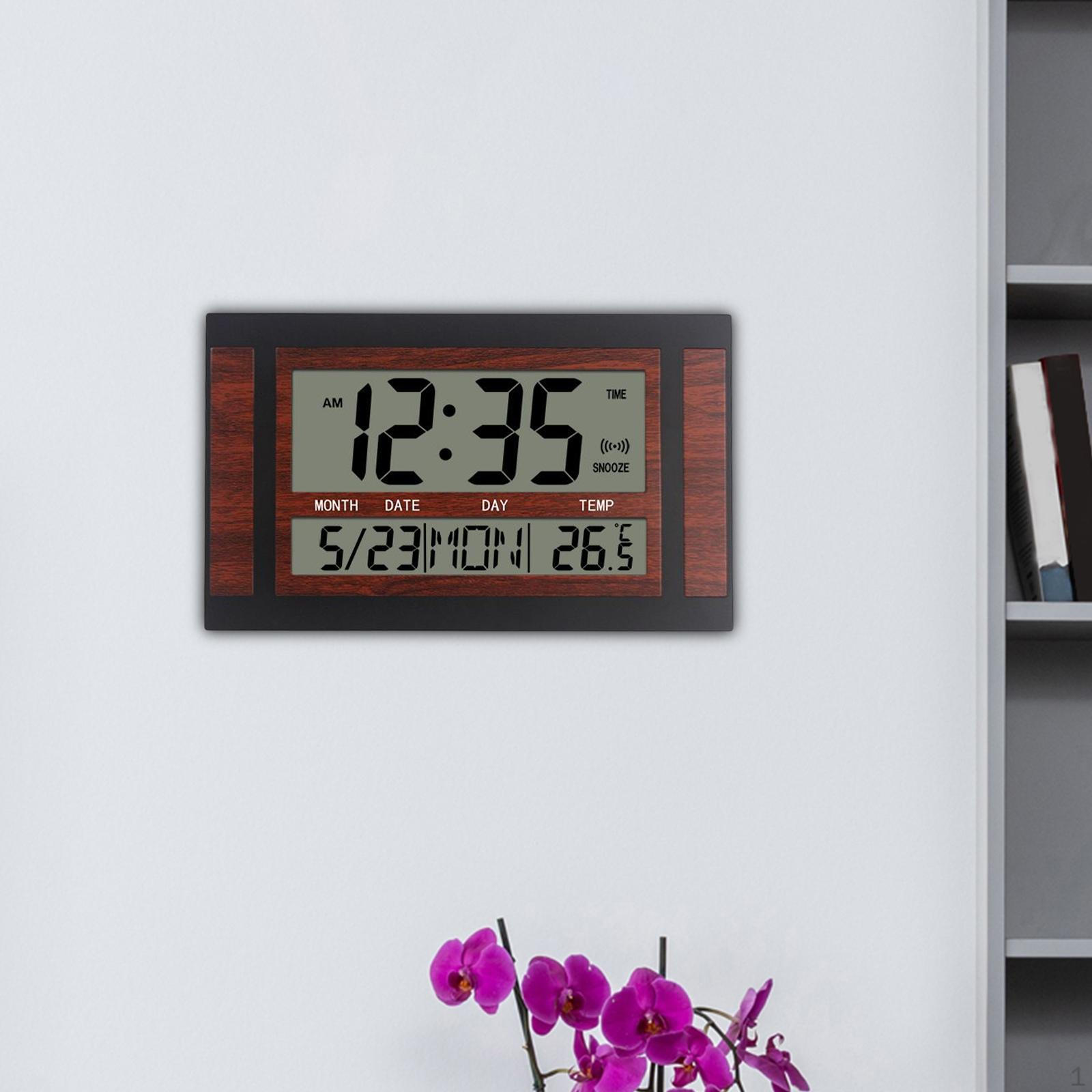 

Digital NightStand Timmer 12/24H Timing Wall Clocks C Red Black
