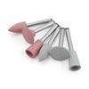 6 szt./pudełko Dental Gumowy Polerka Kompozytowa Płaska Dental Polerująca Szczotka Polerowanie Żywicy Diamentowy System Krążek Ra 14 mm Zestaw Kół