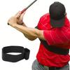 Golf Swing Training Arm Band Golf Hand Posture Corrector Adjustable Nylon Elastic Training Belt for Improving Distance Accuracy