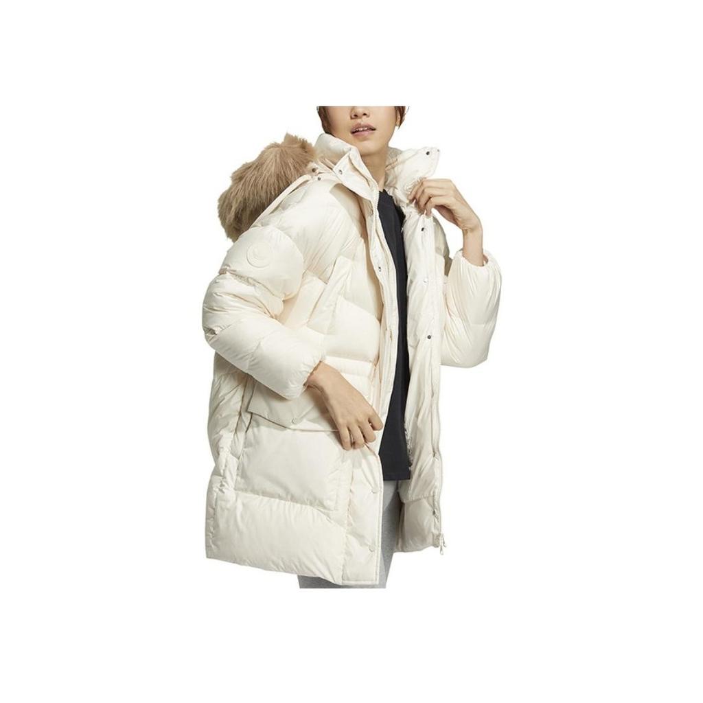 Adidas Originals Daunenjacke mit Stehkragen und Reißverschluss Damen Oberbekleidung Weiß HS9514