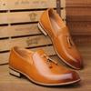 Fashion Handmade Men's Leather Shoes Casual Shoes Elegantes Men Loafers Office Formal Dress Flats Outdoor Driving Shoes Tassel Moccasins