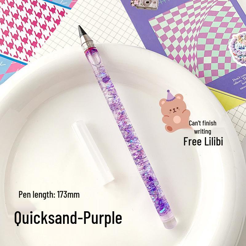 

Инновационный карандаш с зыбучим песком без чернил: Вечные цветные грифели, не требуют заточки, милый дизайн. HB