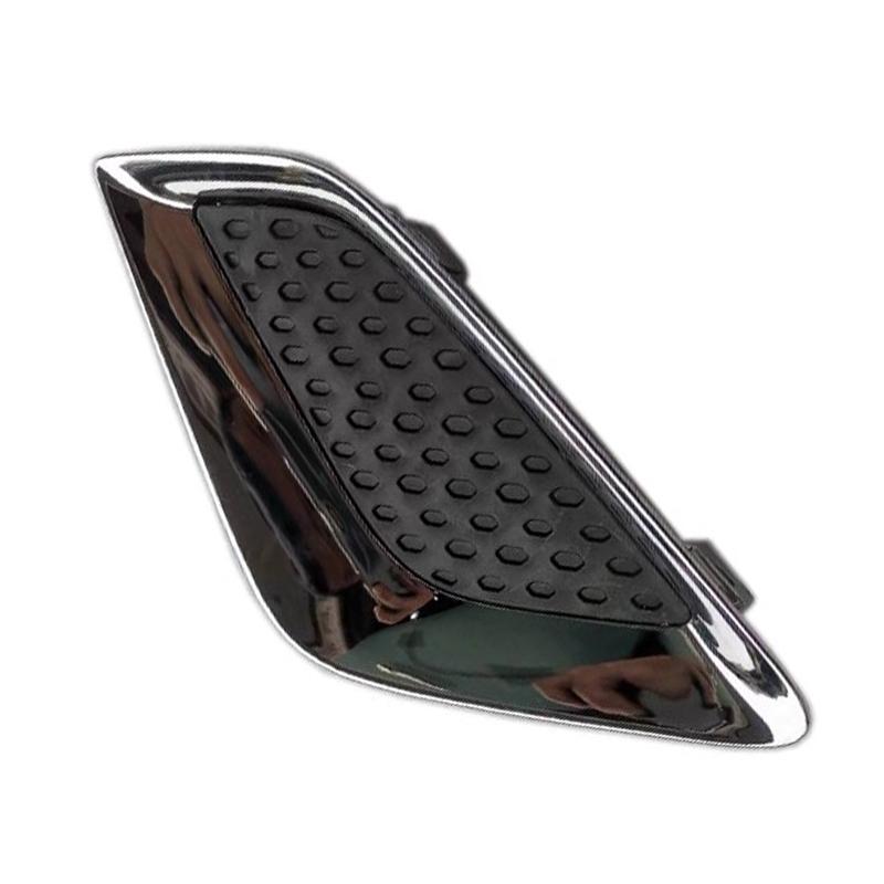 Front Bumper Cover Grille Trim Fog Light Covers Chrome Frame For Mitsubishi Outlander