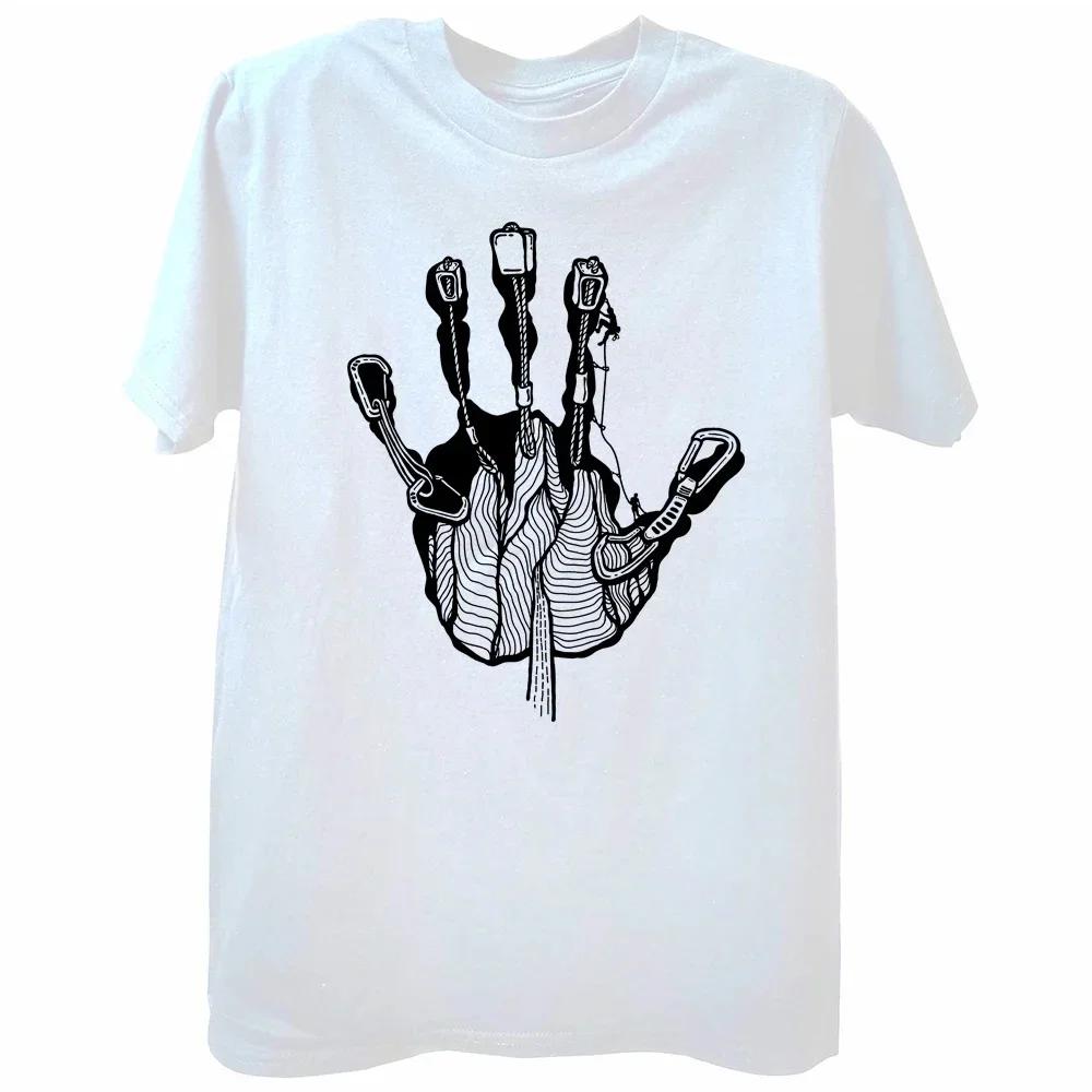 

Climb Equipment T-Shirt Men Women Plus O-Neck Overd Loose Daily Casual Streetwear Vintage Unisex Tees#Color(1) S