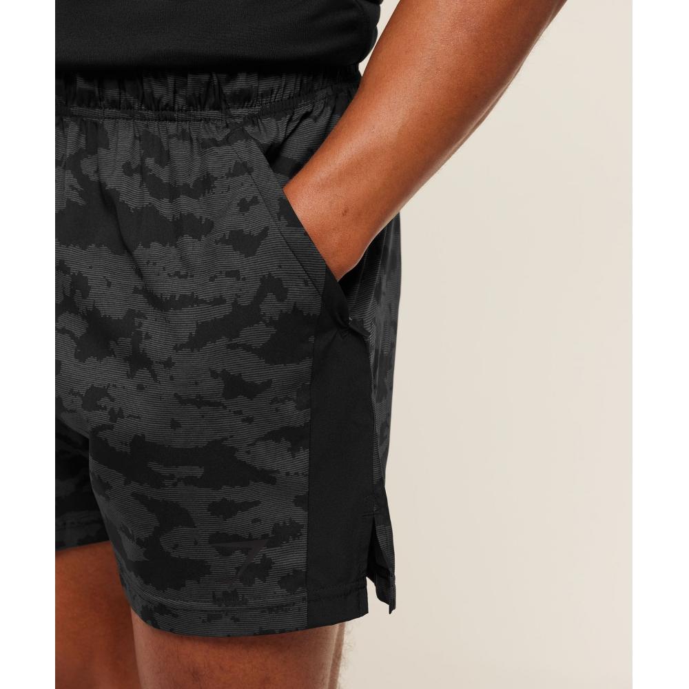 Gymshark Sport 5  Shorts Onyx Grey Black A1b3m Gd7l