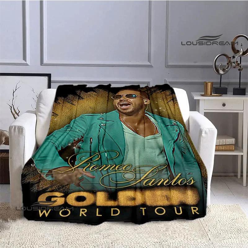Latin singer Romeo Santos blankets Flannel Warm blanket soft and comfortable blanket picnic blankets bed linings birthday gift