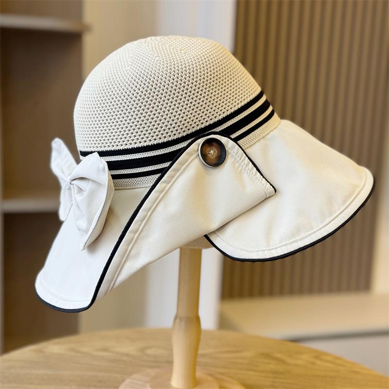 

Sun protection cap women s anti-purple line sun hat foldable vinyl button bucket hat face cover large brim sun hat