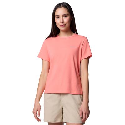 Sun Trek W SS II Tee, Womens Pink T-shirt