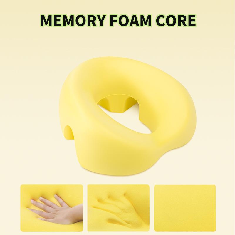 Ergonomics Lying Down Pillow Memory Foam Breathable Head Support Pillow Snap Body Massage Face Rest Pillow for Beauty Salon