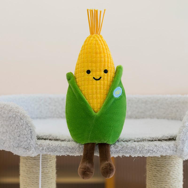 Fun Simulated Mushroom Plush Toy Cute Vegetable Table with Ornaments Carrot Corn Doll Children's Gift