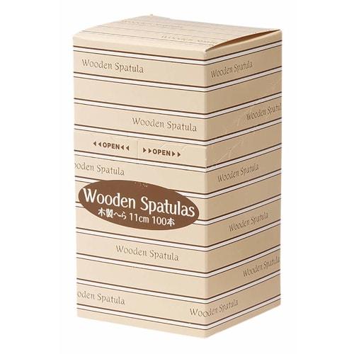Sunnap Disposable Wooden Spatulas, Medium Size, Pack of 100, for Applying Gel, Cream, and Hair Removal Wax, SLW100M