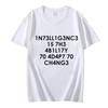T-Shirt für Männer Intelligenz ist die Fähigkeit, sich an Veränderungen anzupassen. Druck Herren-T-Shirt, Sport-T-Shirts, Mode, Harajuku, Streetwear