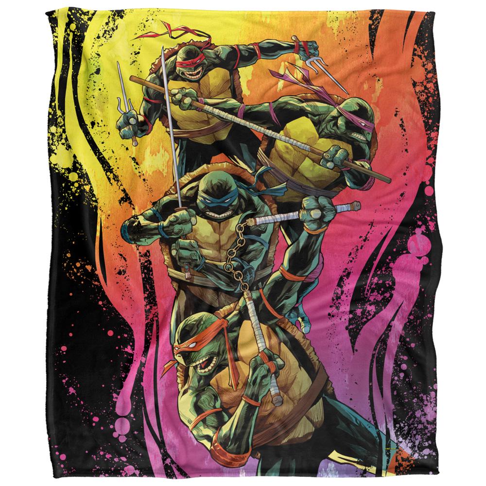 TMNT Silky Splash Supersoft Blanket