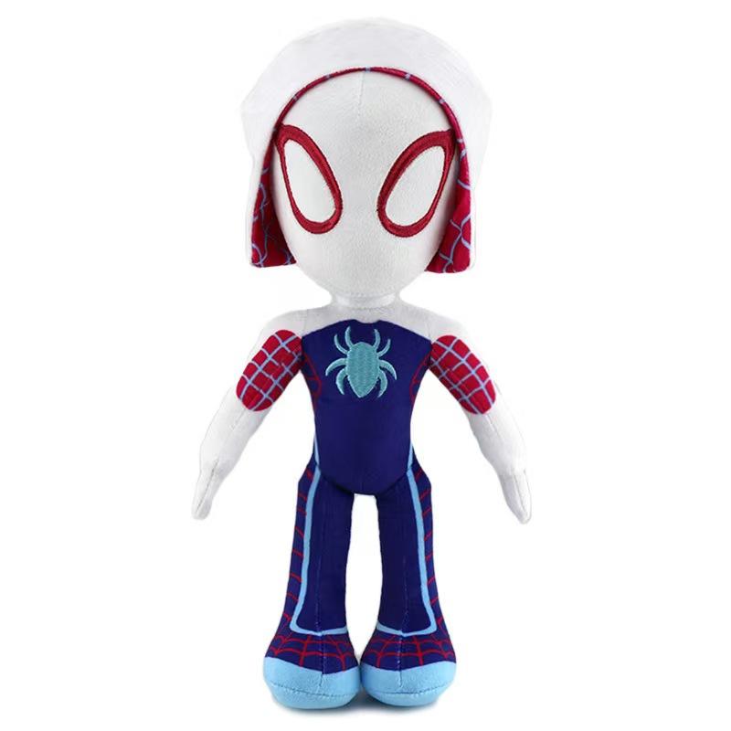 non-toxic 27-30CM Anime Avengers Spiderman Plush Toys Spider-Verse Gwen Peter Dolls Soft Stuffed Toy for Kids Gift Christmas -Halloween