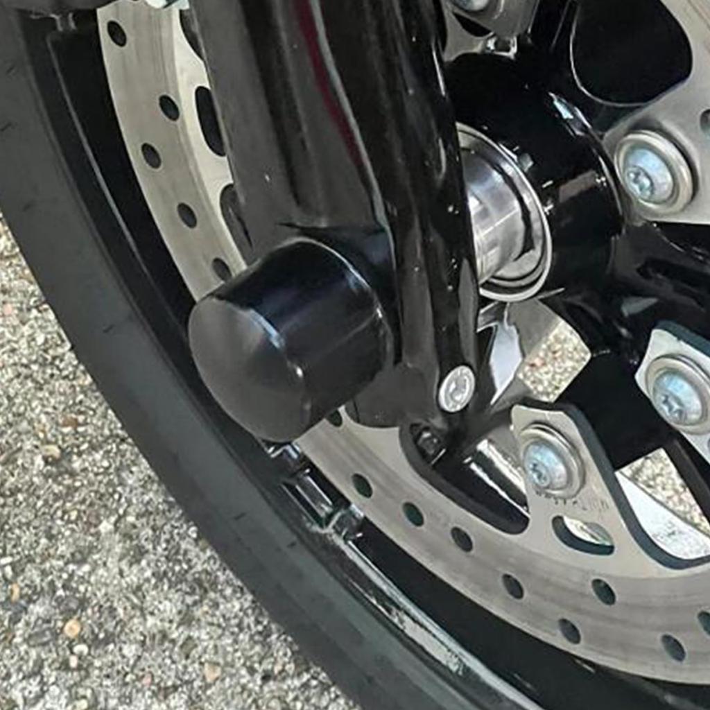 HCmotorku Motorcycle Axle Nut Cover Front Axle Cover Cap Nut Harley Sportster Head Bolt