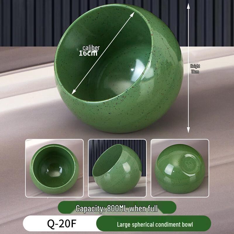 LIEI Large Spherical Condiment Bowls