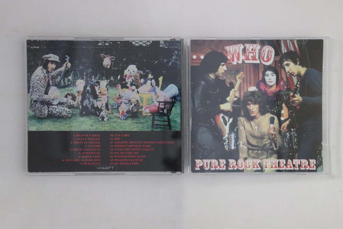 

CD WHO - Pure Rock Theatre ZA59PROMO HIWATT 1995 Unknown Rock Used