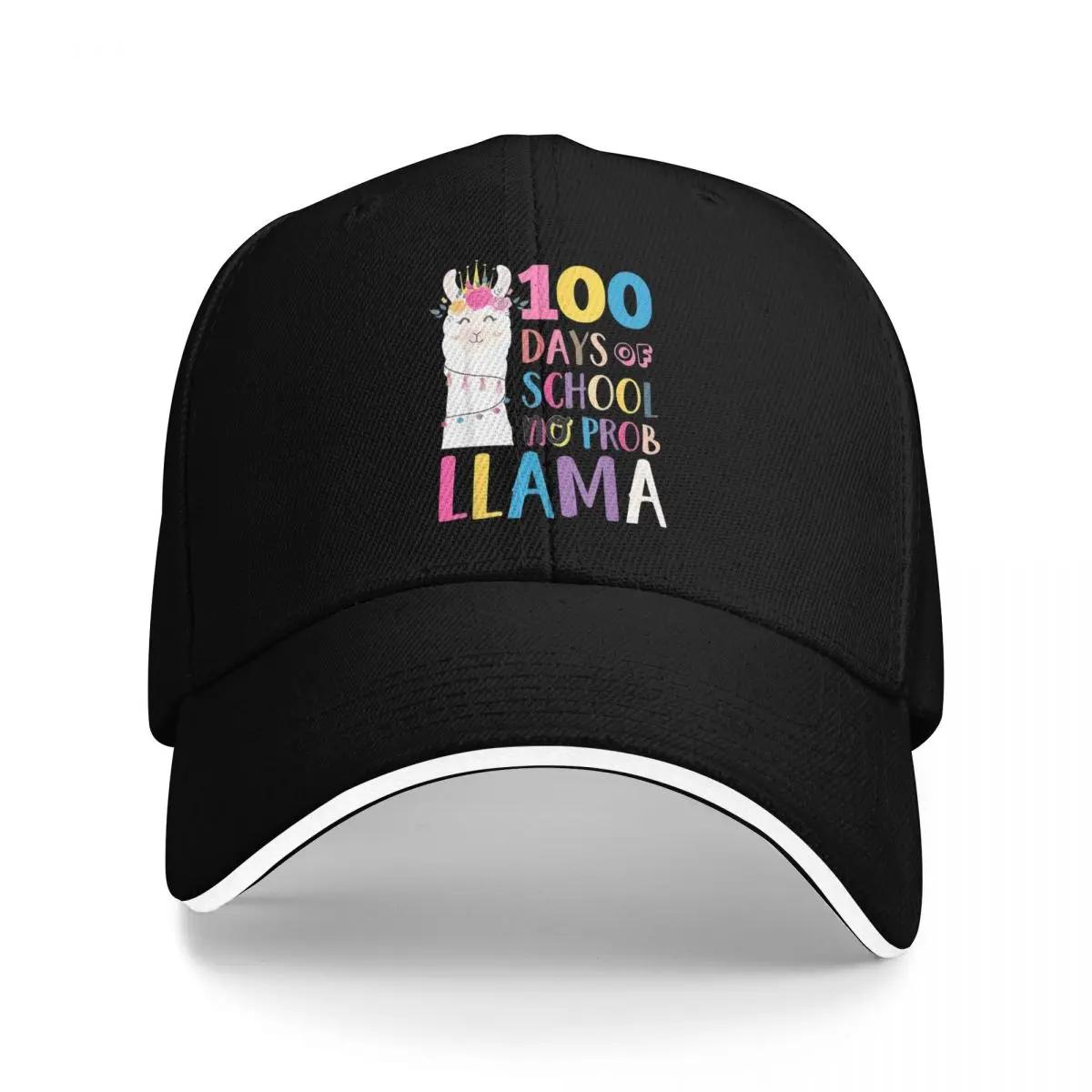 

Happy 100 Days Of School No Probllama Hat Unisex s Hats Women s Cap Baseball Cap Unisex One Size