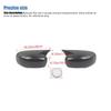 Car Rearview Mirror Decorative Frame Protective Cover For Dodge Charger For Chrysler 300C 2006-2010 Car Exterior Accessories , ABS Plastic