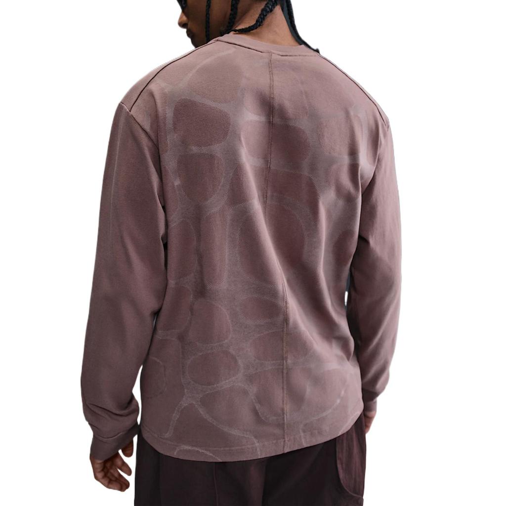 Nike ISPA SS25 Camiseta Cómoda a la Moda Respetuosa con la Piel Suave de Manga Larga Unisex Tops Marrón HJ9087-208