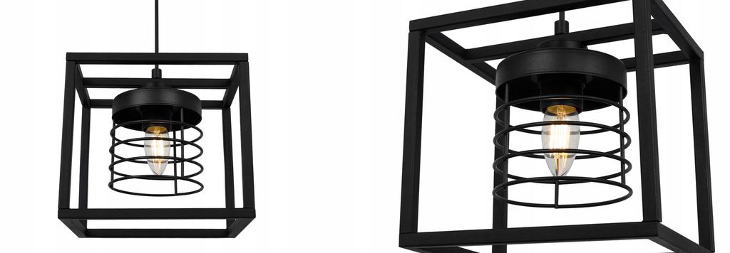 LOFT HANGING LAMP MODERN CAGE