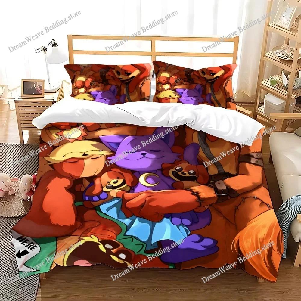 New CatNap X DogDay Bedding Set Single Twin Full Queen King Size Bed Set Adult Kid Bedroom Duvet Cover Sets 3D Print Game Anime