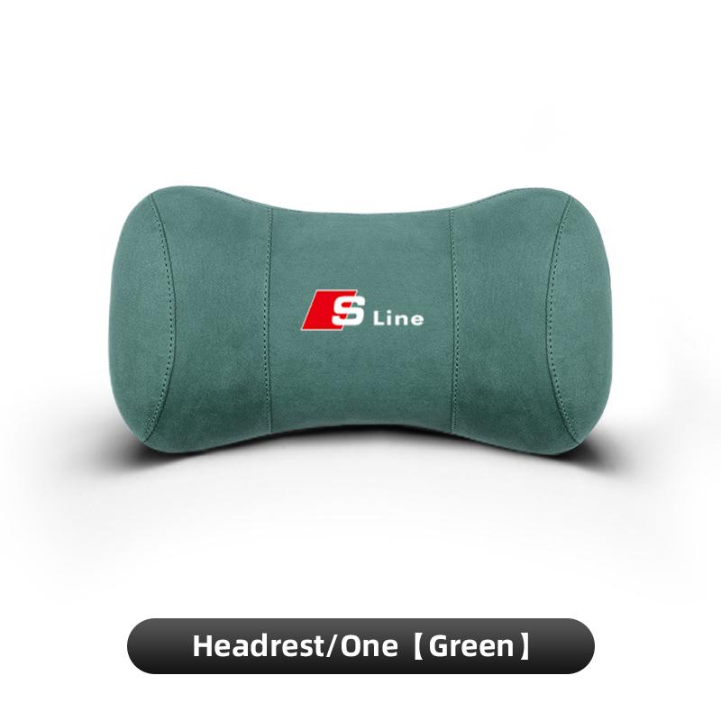 Car Seat Safety Headrest Pad Auto Emblem Neck Pillow For a2 A1 A2 A3 A4 A5 A6 A7 A8 Q1 Q2 Q3 Q4 Q5 Q6 Q7 Q8 TT RS3 S5 Quattro