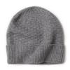 Unisex 100% Pure Cashmere Knitted Hat for Autumn and Winter - Classic, Versatile, and Warm