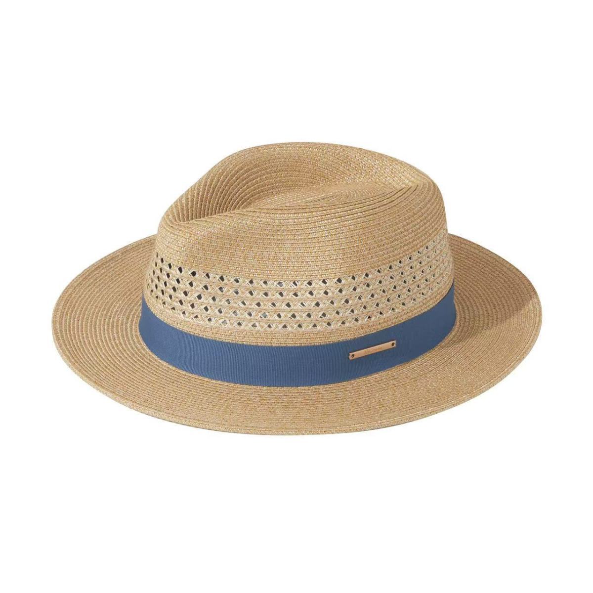 

Summer Panama Jazz Hollow Grass Hat for Men and Women Outdoor Sunscreen Breathable Sun Hat Beach Wide Edge Beach Hat 55-57cm