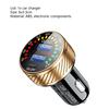 USB Charger with Voltmeter Scale Display Fast Charging Heat-resistant QC3.0 USB Car Phone Charger for Car