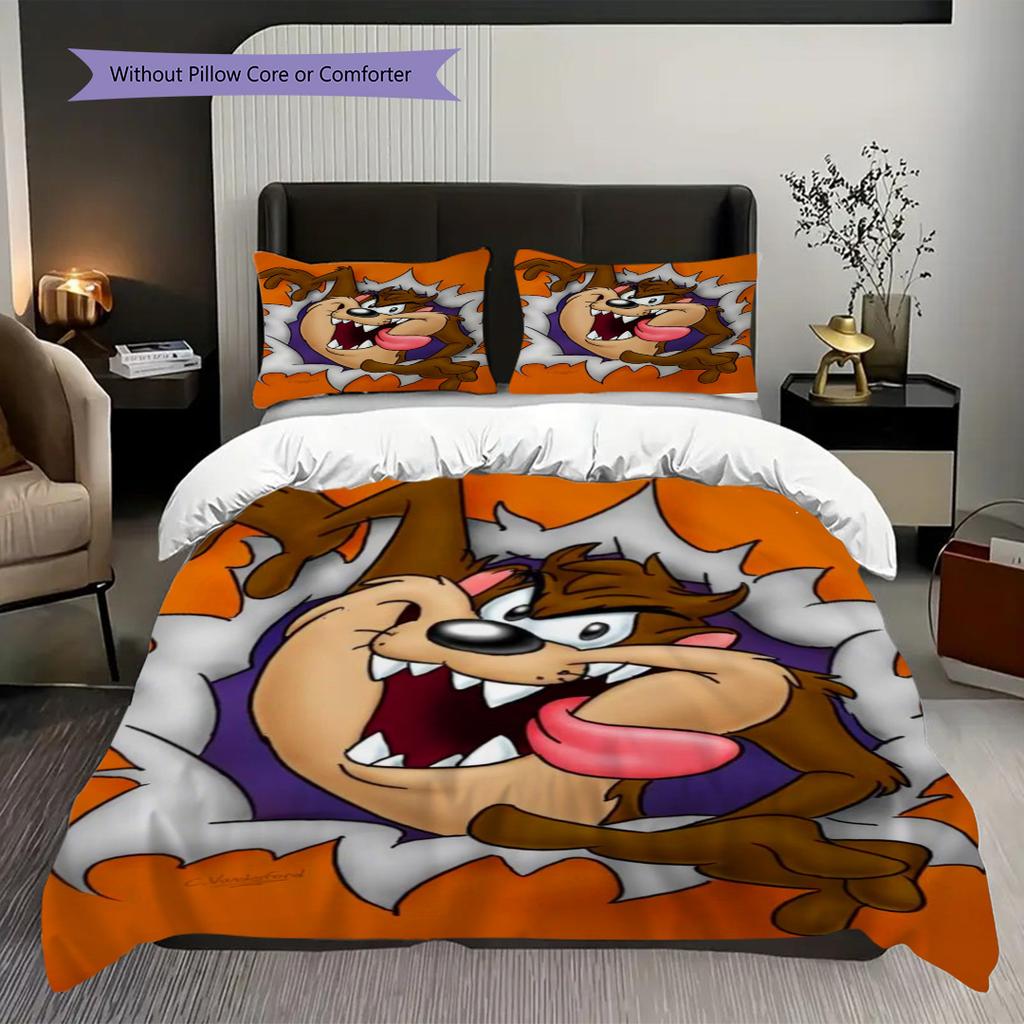 Tom Jerry Stormy Adventure Threepiece Set 1 Duvet Cover 2 Pillowcase Without Core Soft And Comfortable Bedding Set