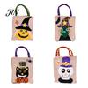 Eco-friendly Halloween Bags Trick or Treat Bags, Kids Candy Non Woven Pumpkin Ghost Handbag for Tote, Reusable Goodie Spooky Party Favor Gift
