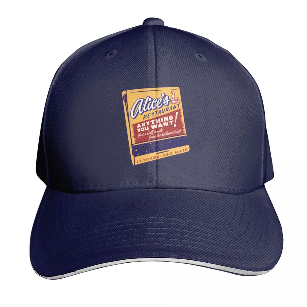 Alices Restaurant Baseball Cap Ball Cap hats on offer Custom Cap western Hat Women Beach Fashion Unisexs
