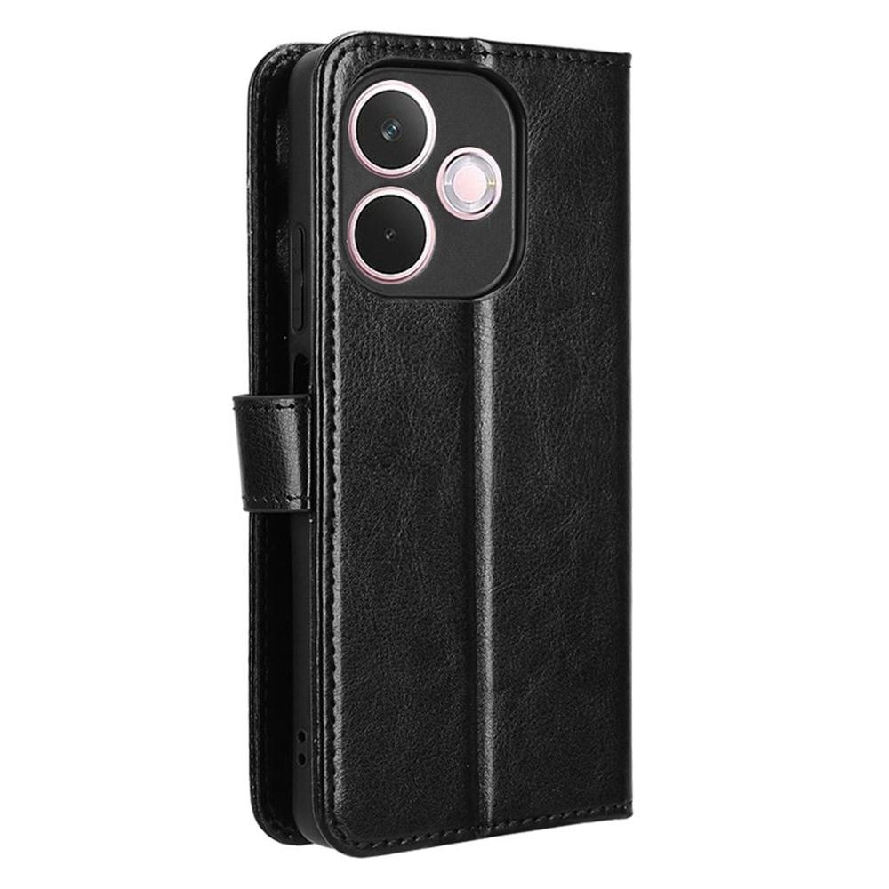 Flip Case for Oppo A5 Pro 5G, Crazy Horse Wallet, Black