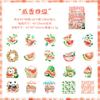 40-Sheet Cute Cartoon Fruit-Themed Stickers, Vibrant Fruit Patterns for Journal Embellishment, Notebook Decoration