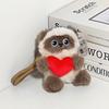 Portable Plush Cat Keychain Soft Plush Kitten Pendant New Cat Bag Charm  Backpack Decor