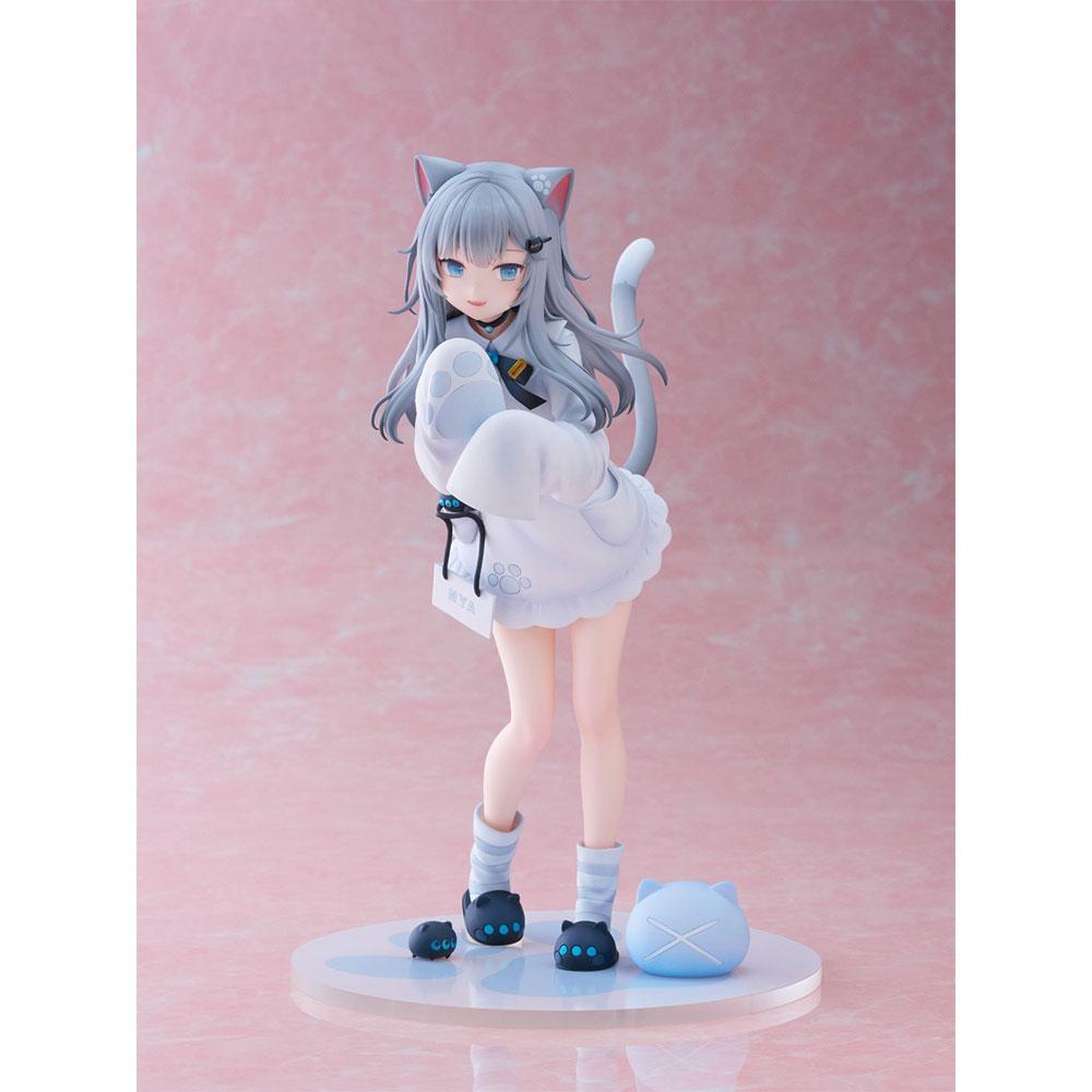 22CM Anime Nachoneko Figure Stand Animation Model Toys Gifts Collection Decoration Ornaments PVC