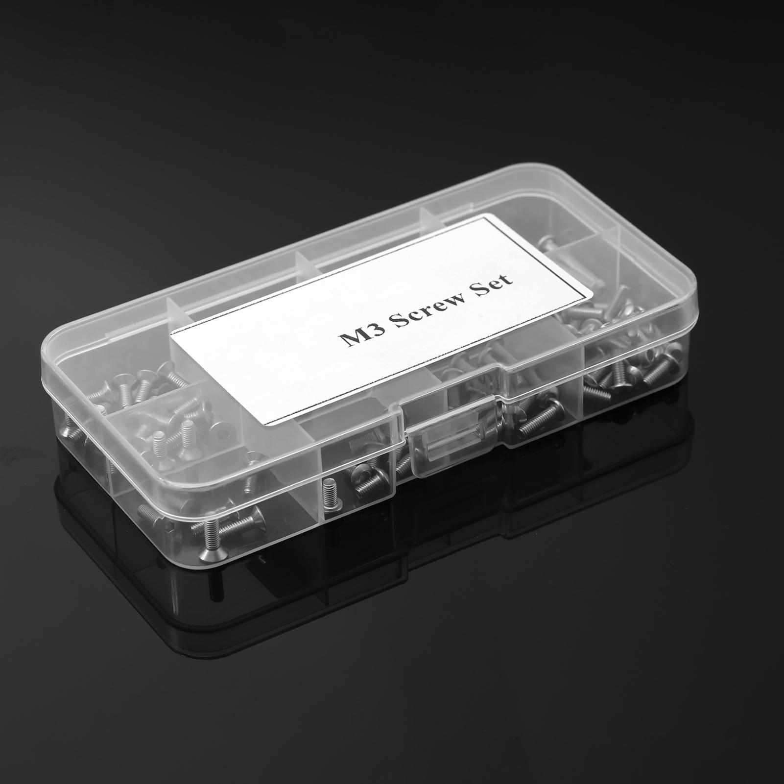 101 шт. набор винтов из нержавеющей стали M3 для замены винтов для радиоуправляемой — фото 6