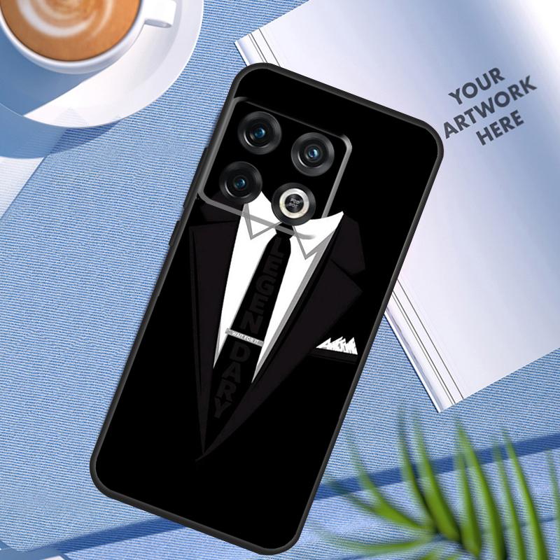 Suit and Tie Case For OnePlus 12 11 12R 10 9 Pro 10R 9R 8T 10T Nord 2 2T CE 3 Lite CE4 N10 N20 N30 Cover