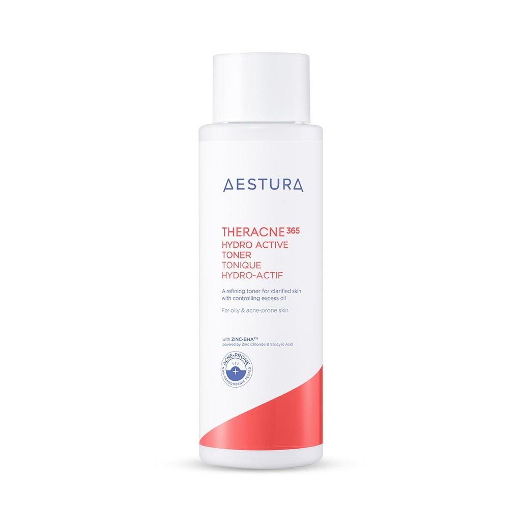 Aestura THERACNE365 Lotion Tonique Hydro Active 250 mL, Hydratant, Kbeauty, Cosmétiques coréens, échantillon