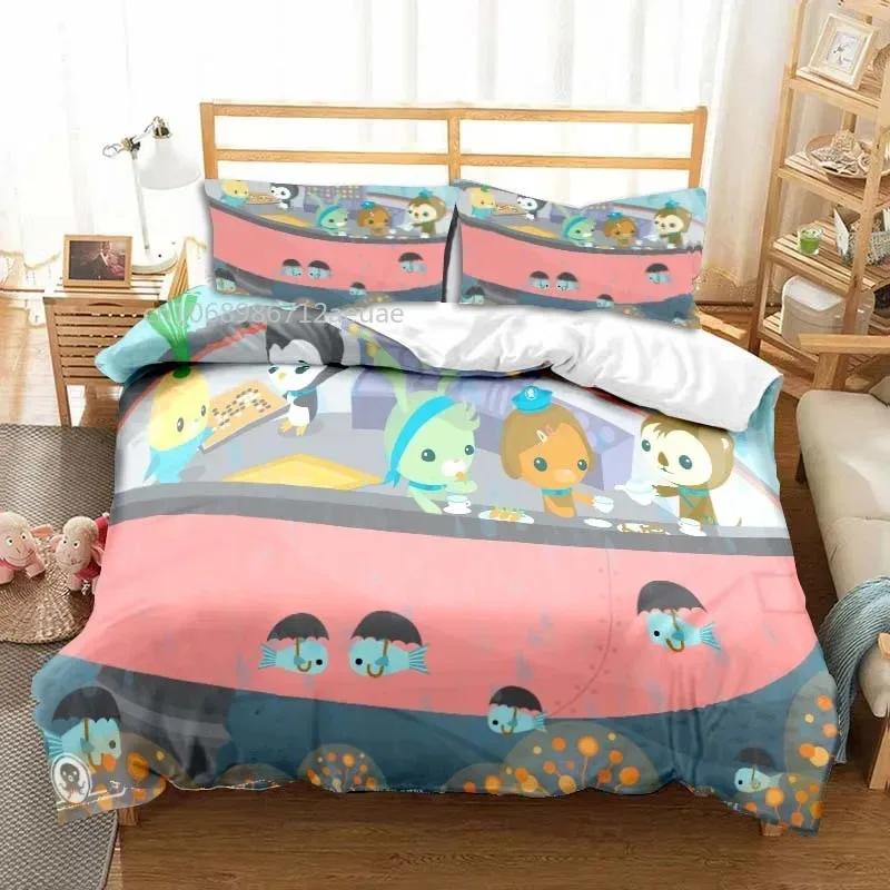 Comforter The Octonauts Cartoon All Season Twin Bedding Set 3 Piece Comforter Set Bed Double King Comforter