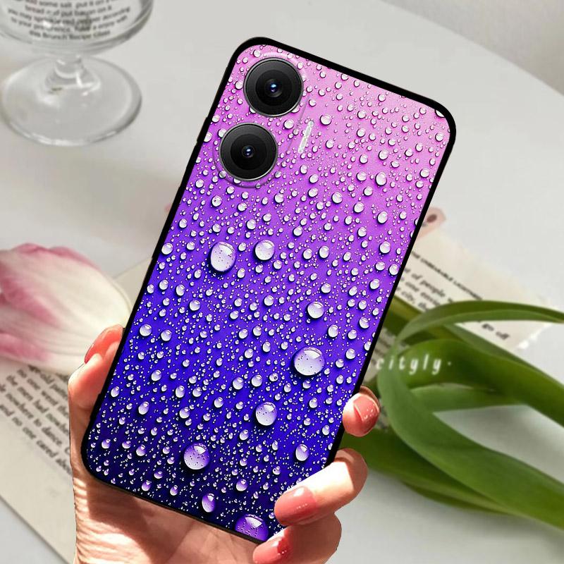 Para POCO F7 Funda Moda Silicona TPU Cubierta Trasera Para Xiaomi Poco F7 F 7 5G Funda de Teléfono Blanda Carcasa Protectora Capa Coque Fundas
