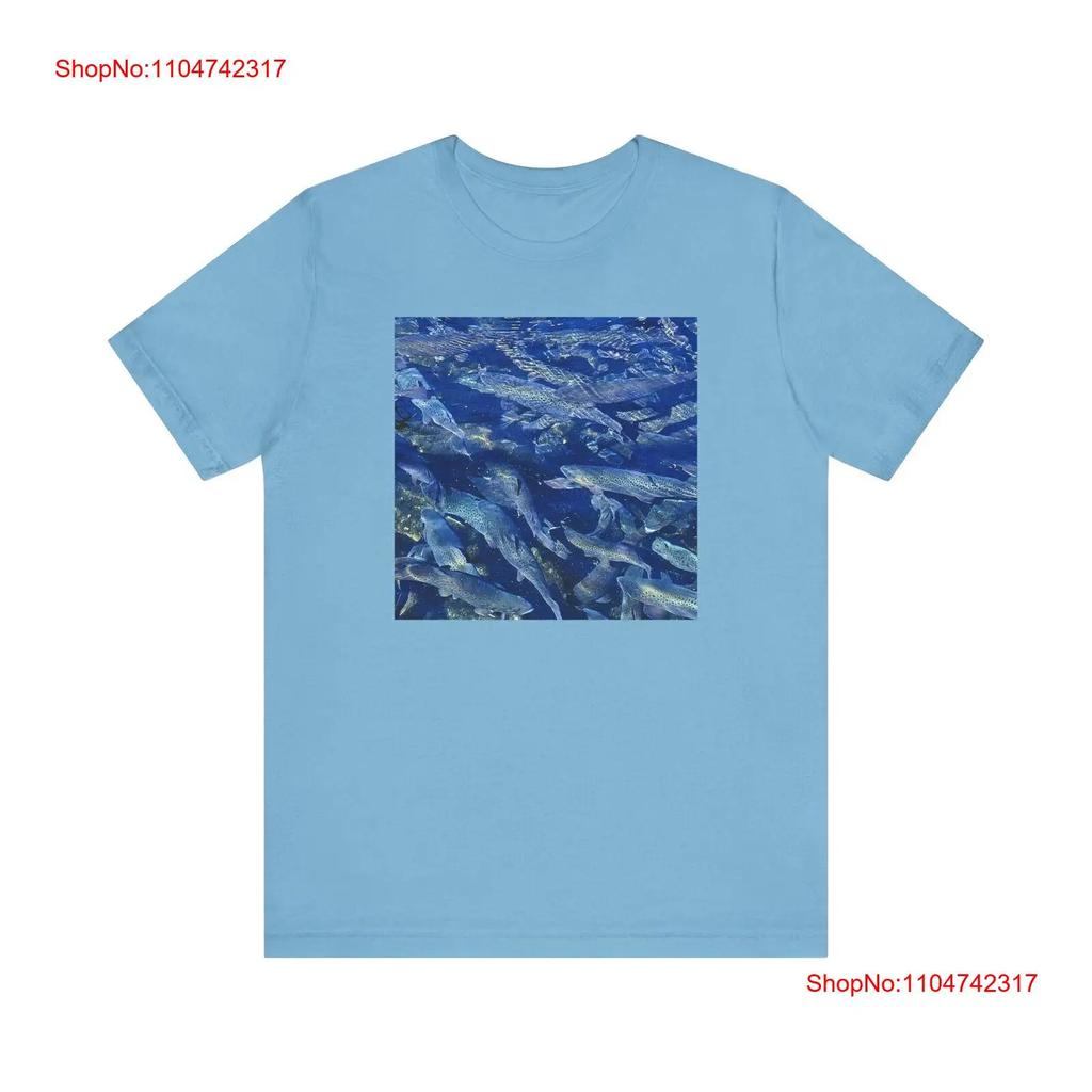 FisherUnisex T Shirt Trout Fine Art Print vintage Washed Casual Stylish Unisex Slightly streetwear Top For Everyday Wear