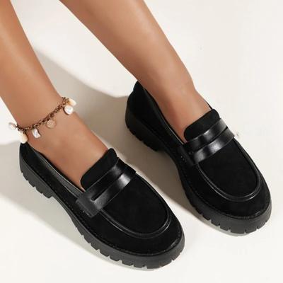 Fashion Ladies Shoes 2024 New Slip On Women's Pumps Autumn Loafers Round Toe Solid Solft Sole Casual Comfortable Office Ladies Shoes