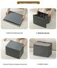 Foldable Waterproof Shoe Storage Box with Lid for Bedroom