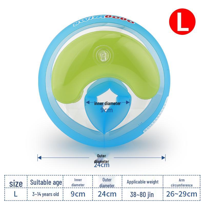 Inflatable Three-Airbag Children s Swimming Armbands - Thickened Outdoor Water Sleeves