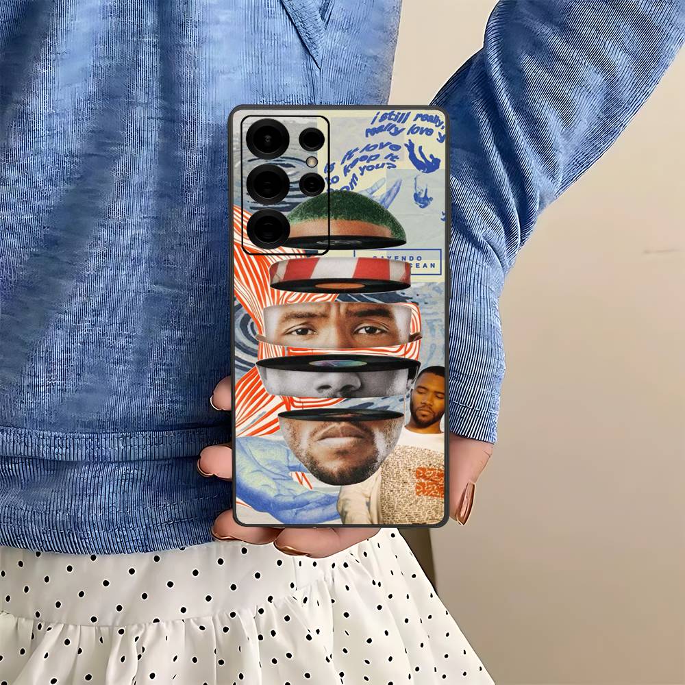 Album F-Frank O-Ocean Rap Phone Case For Samsung S 24 Fe 25 Ultra Plus 20 Lite 21 30 22 23 24 22 Ultra 5G Fundas